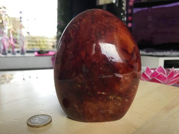 Carneool uit Madagascar van 760 gram
