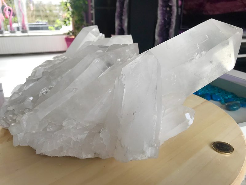 Bergkristal cluster (11) 9 ,3 kilo
