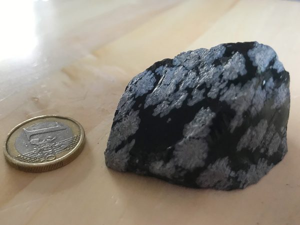 Sneeuwvlok Obsidiaan van 60 gram