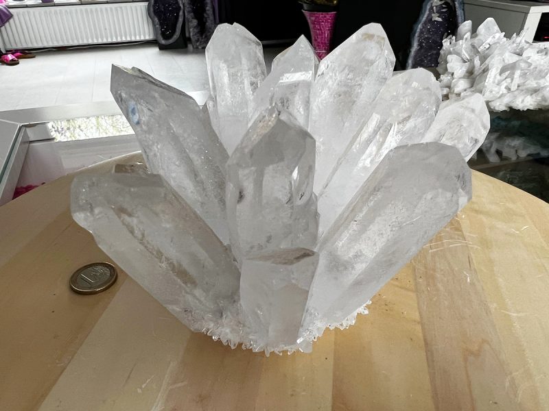 Bergkristal cluster synthetisch (13) 1,6 kilo