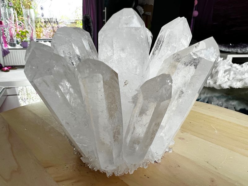 Bergkristal cluster synthetisch (13) 1,6 kilo