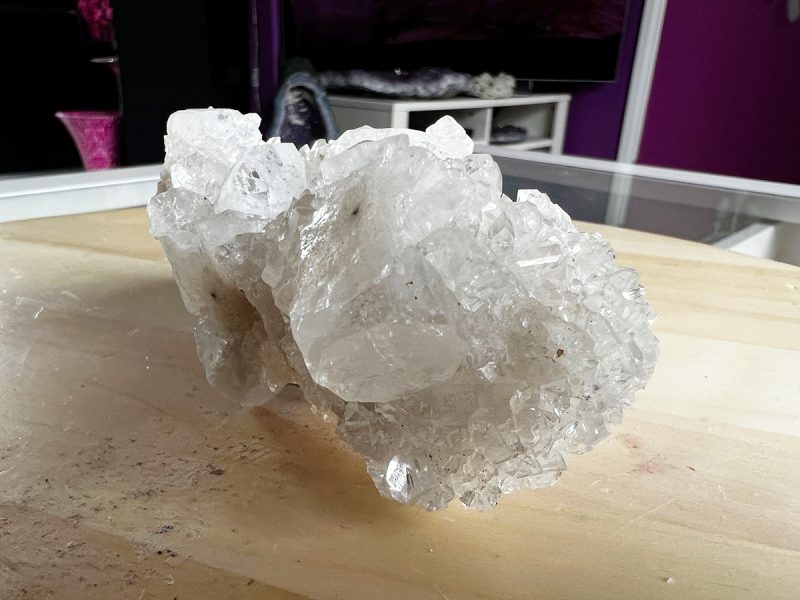 Bergkristal cluster (20) 280 gram