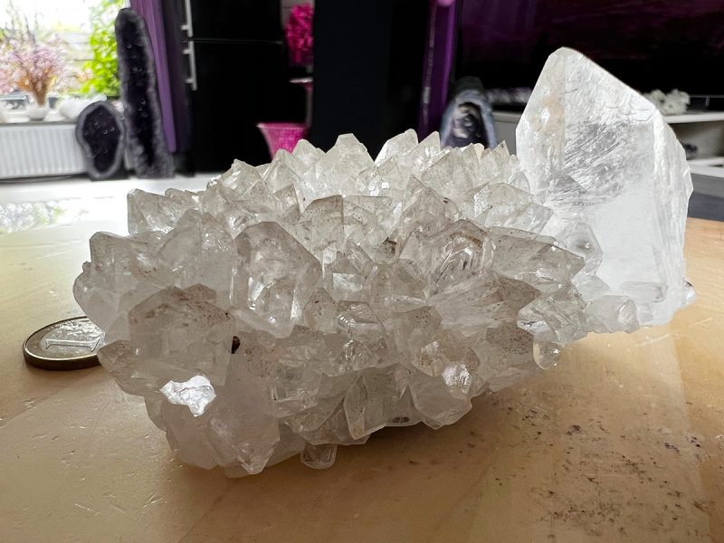 Bergkristal cluster (21) 348 gram
