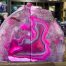 Agaat roze boekensteun (8) 4900 gram