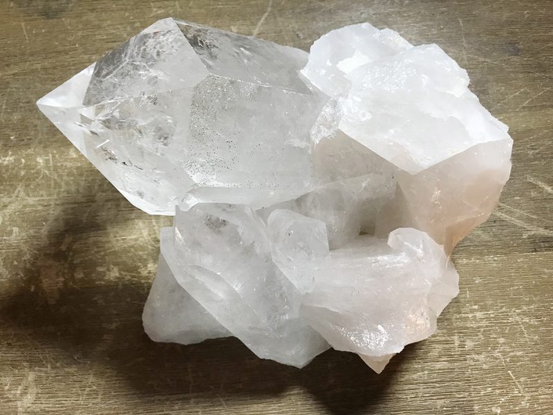 Bergkristal cluster (29) 3,6 kilo
