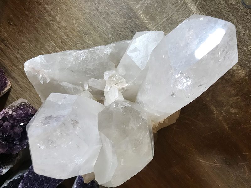 Bergkristal cluster (33) 17,5 kilo