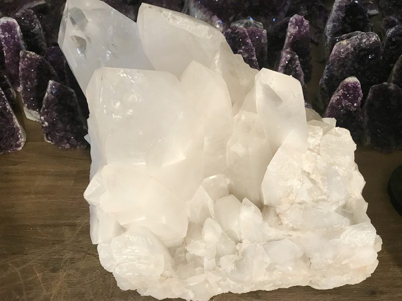 Bergkristal cluster (35) 42 kilo