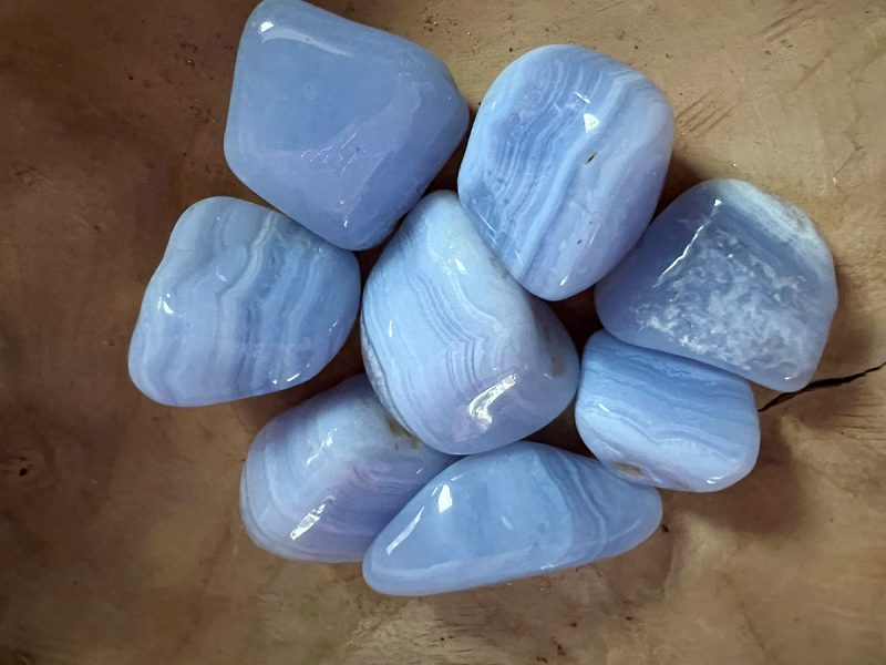 Blue Lace Agaat trommelstenen