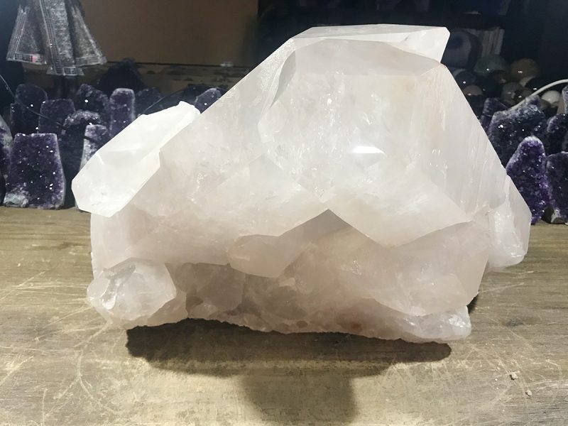 Bergkristal cluster (06) 32 kilo