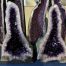 Amethist twin geodes (70-71) van 101 en 86 kg