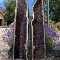 Amethist twingeode (77-78) van 142 en 134 kilo
