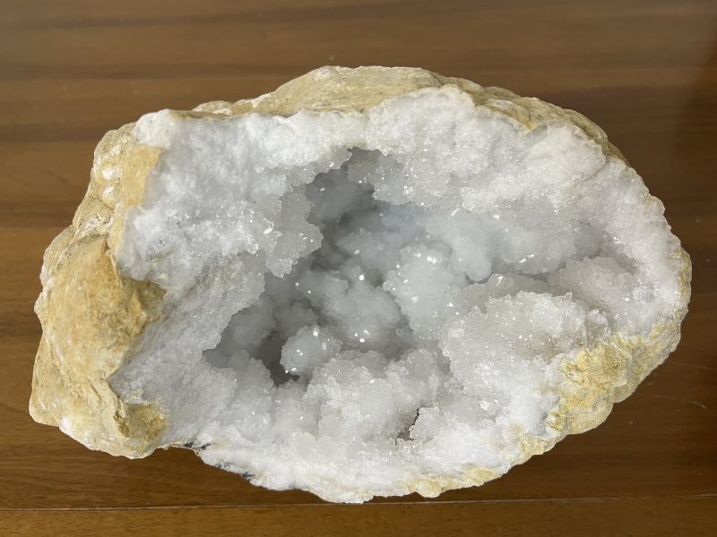 Bergkristal Geode (2), 13,5 kg