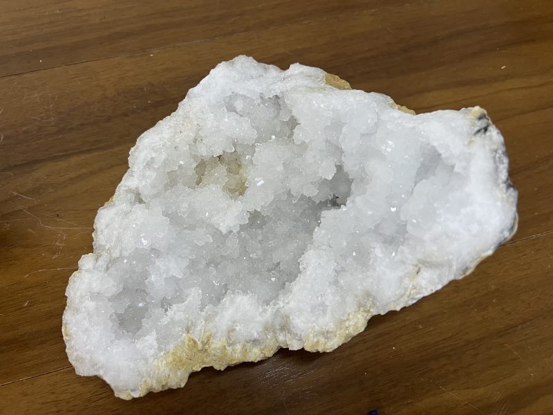 Bergkristal Geode (2), 13,5 kg