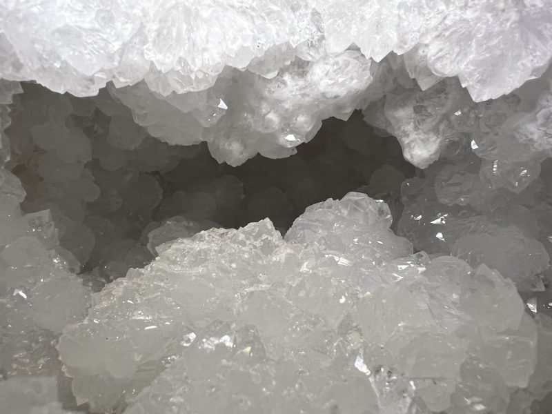 Bergkristal Geode (2), 13,5 kg