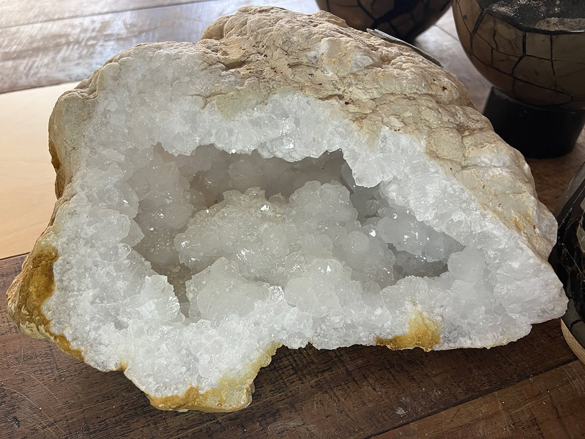 Bergkristal Geode (3), 13 kg