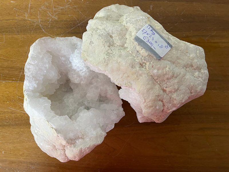 Bergkristal Geode (8), 11 kg
