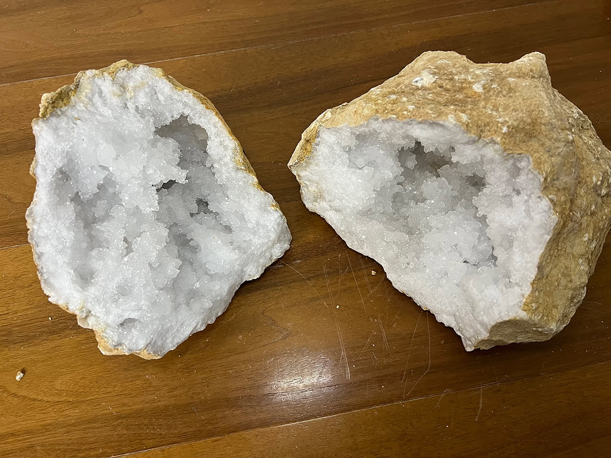 Bergkristal Geode (9), 13 kg