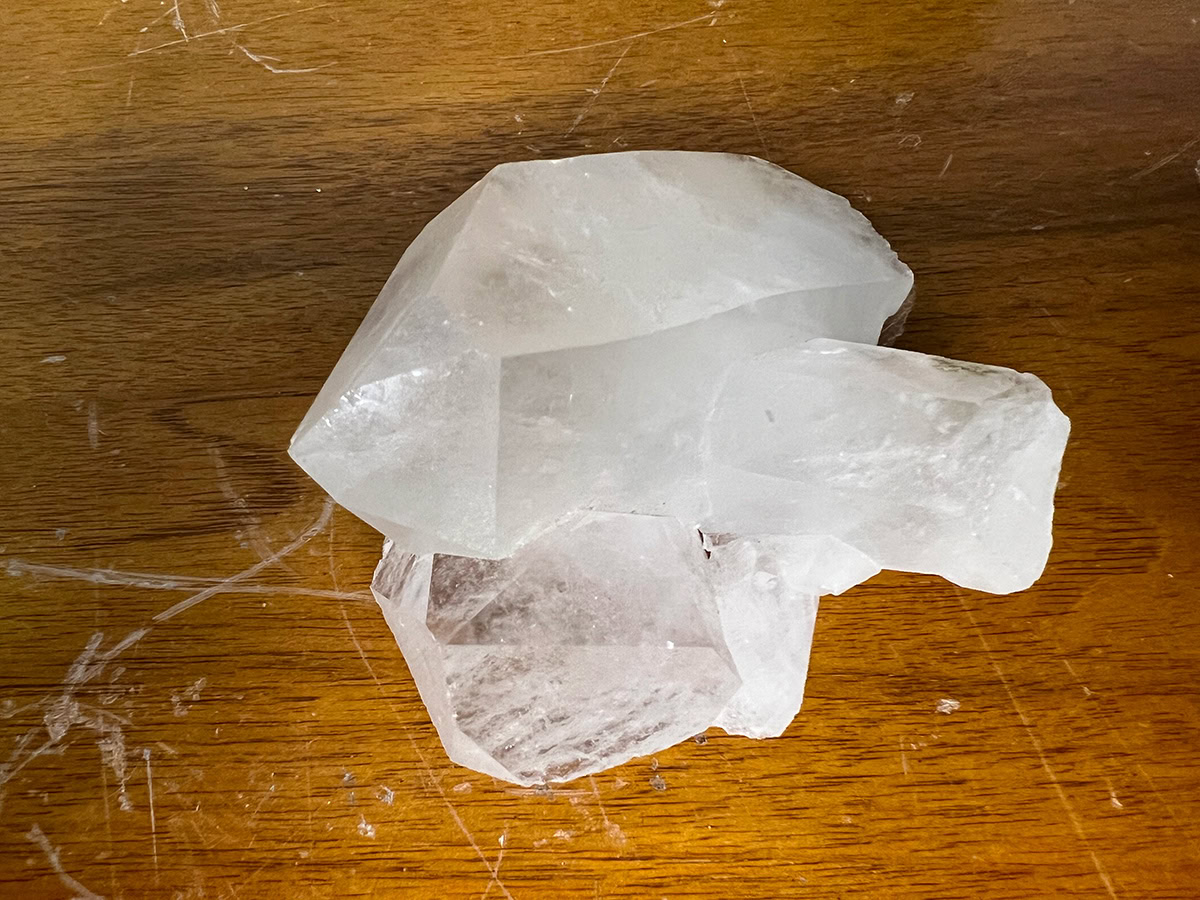 Bergkristal cluster (14) 0,3 kilo