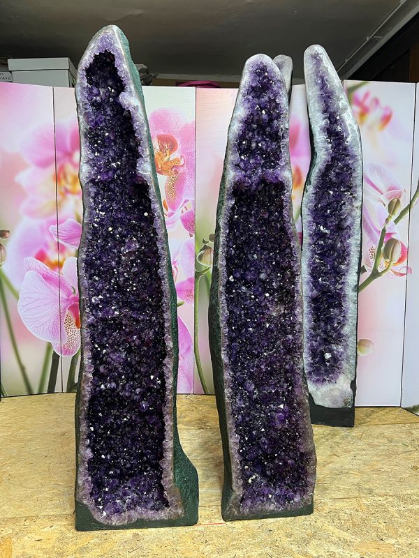 Amethist twingeode (24-25) van 94 en 78 kilo