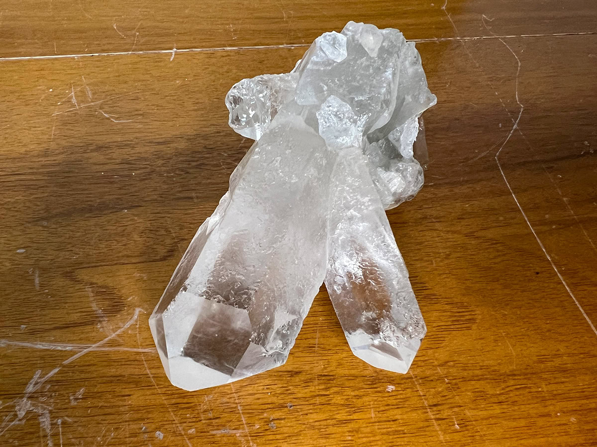 Bergkristal cluster (06) 0,4 kilo