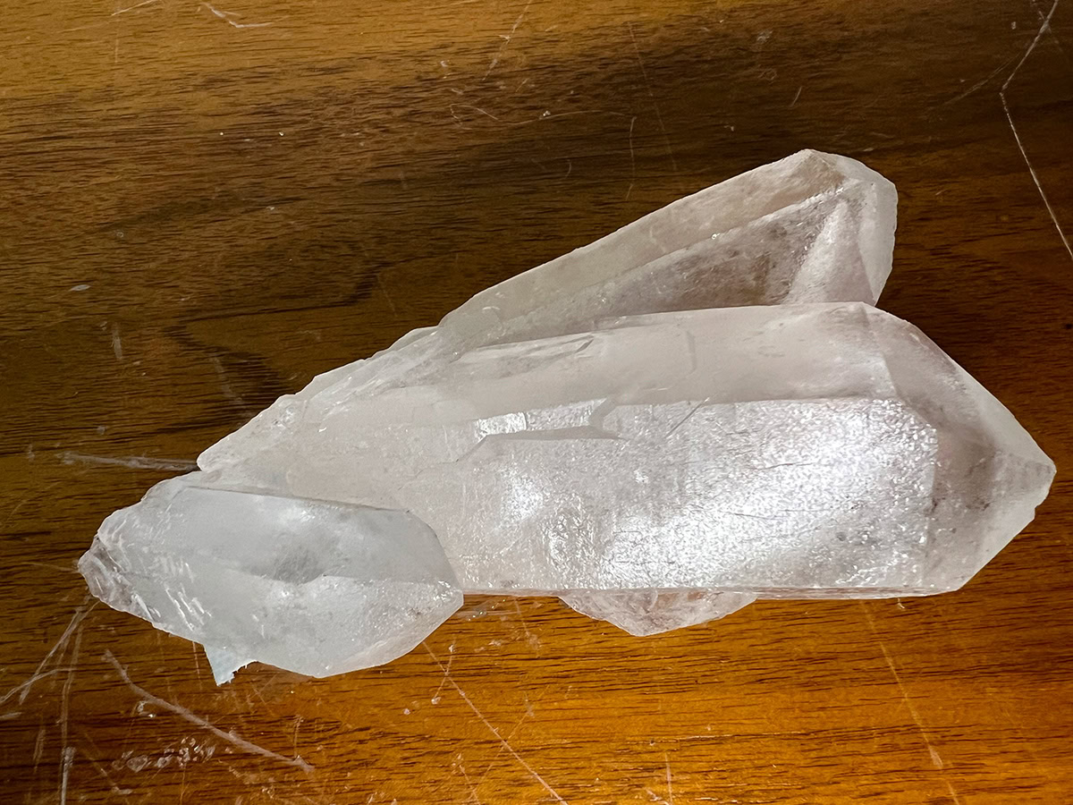 Bergkristal cluster (08) 0,35 kilo