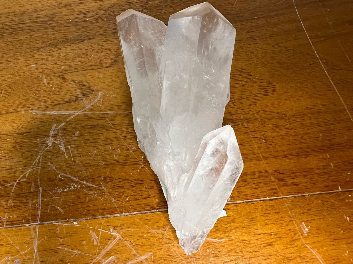 Bergkristal cluster (08) 0,35 kilo