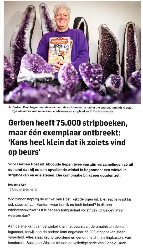 Netwatikzocht in een artikel in het AD