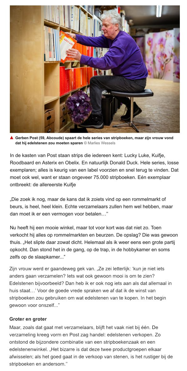 Netwatikzocht in een artikel in het AD