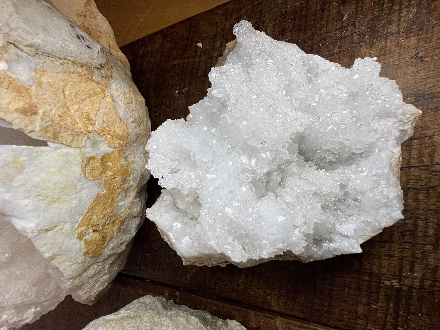 Bergkristal Geode (10), 7 kg