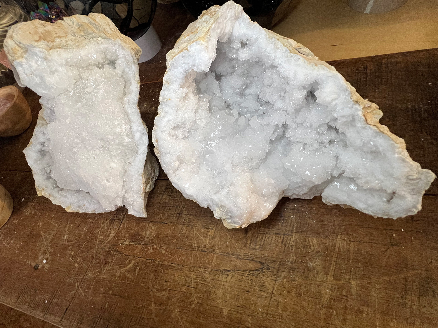 Bergkristal Geode (02), 8,7 kg