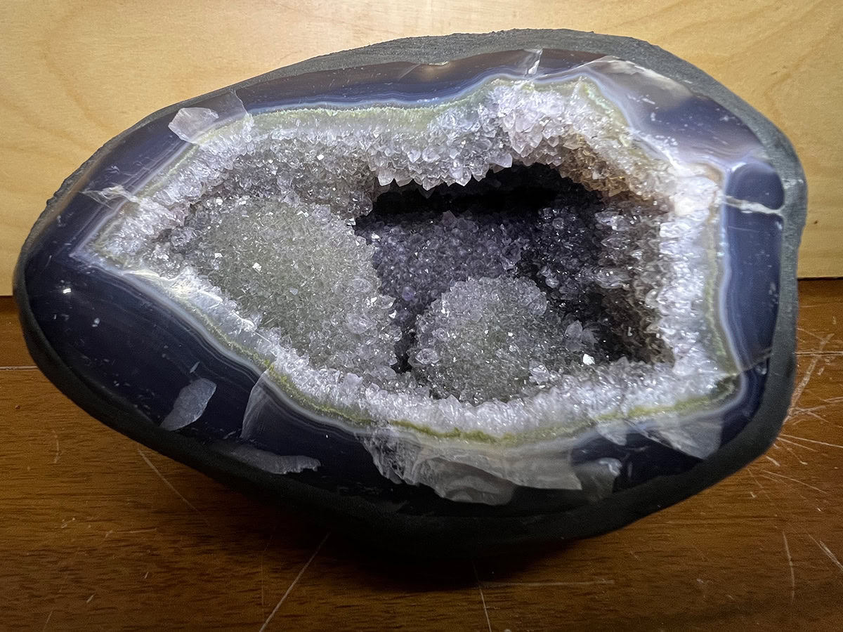 Agaat geode (12) van 2 kilo